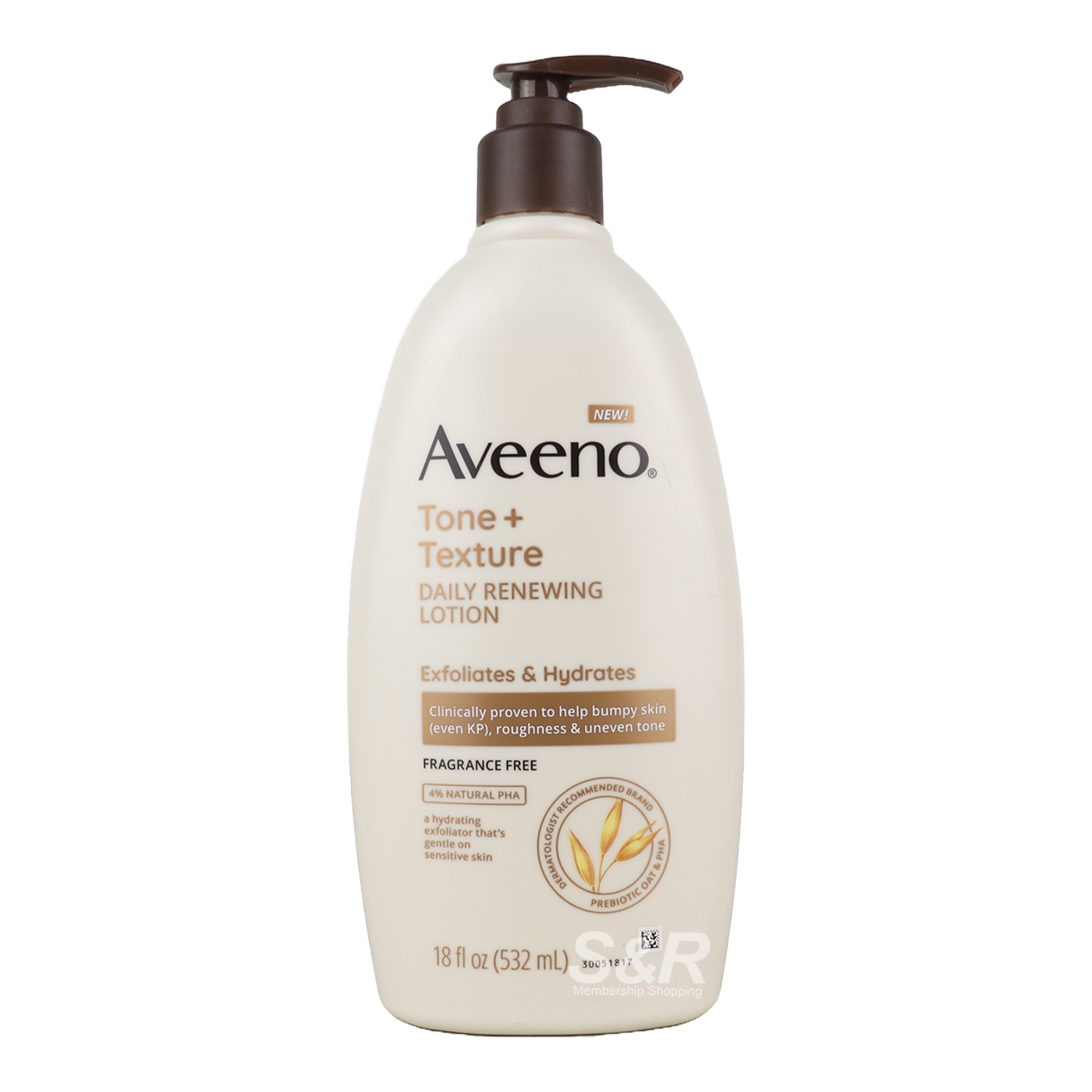 Aveeno Tone + Texture Body Lotion 532mL